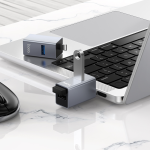 Hoco USB-C To (2x USB 2.0 + USB 3.0) Adapter HB54A - Metal Gray